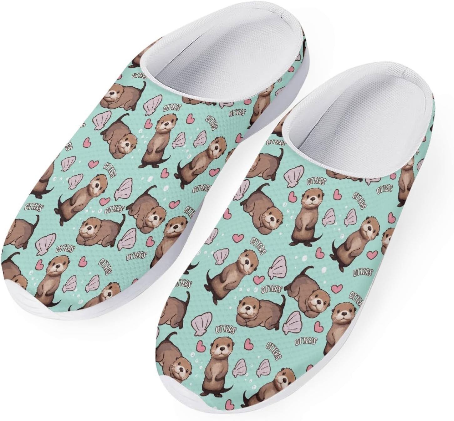 

Сандалии-слипоны Boatee для женщин и мужчин с поддержкой свода стопы, садовая обувь, Cute Otter