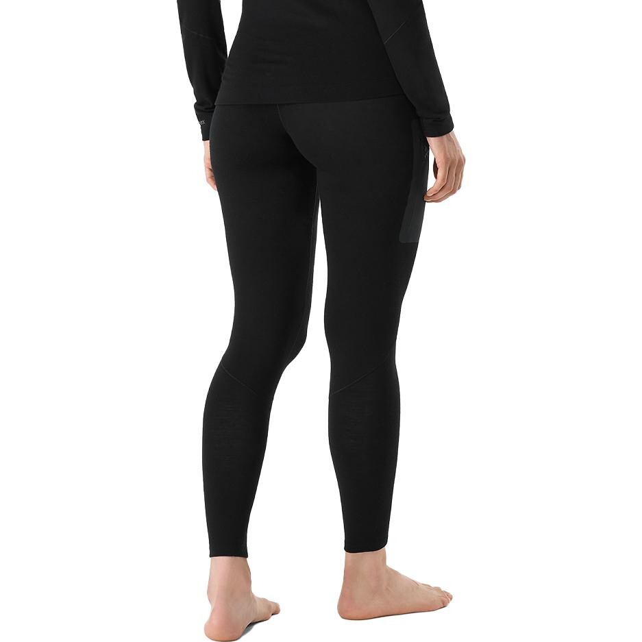 Arcteryx Женские трикотажные спортивные штаны, цвет Black — фото 3