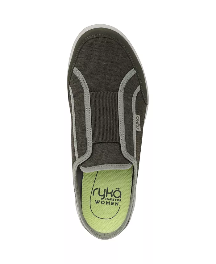 Женские моющиеся шлепанцы Lounge Slip On Mules Ryka, зеленый — фото 4