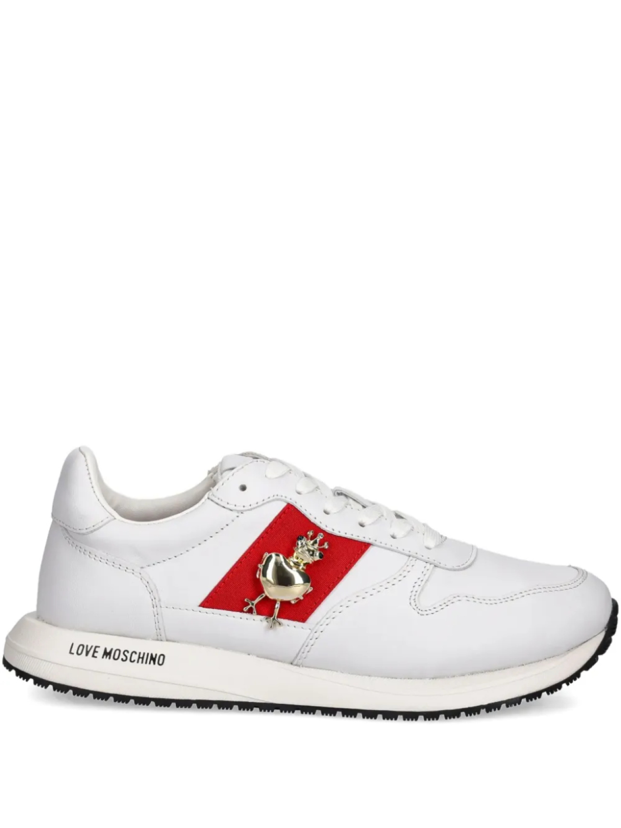 Кроссовки с аппликацией в виде сердца Love Moschino, белый