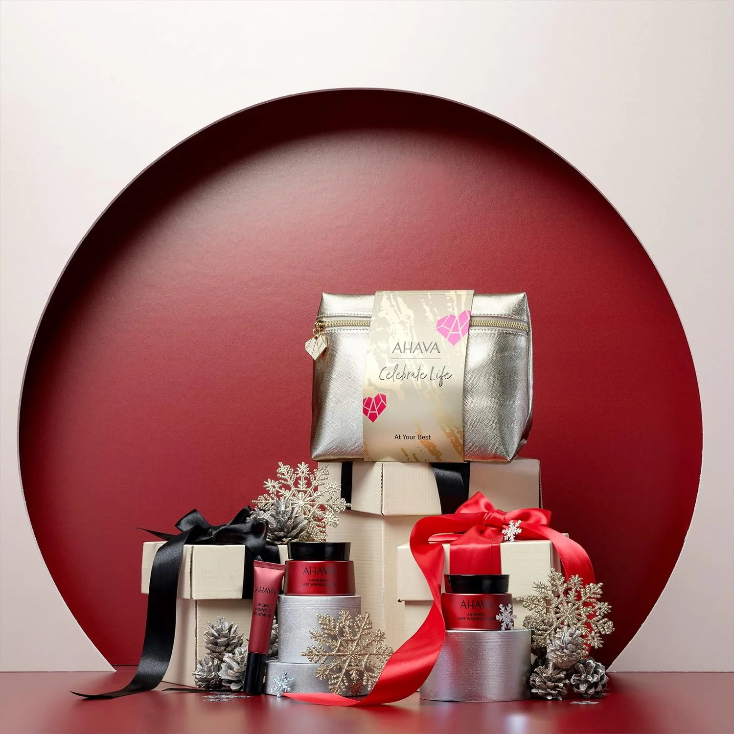 Набор Ahava — At Your Best Skincare Trio Set: крем против глубоких морщин, ночная маска и средство для морщин вокруг губ с эксклюзивным — фото 3