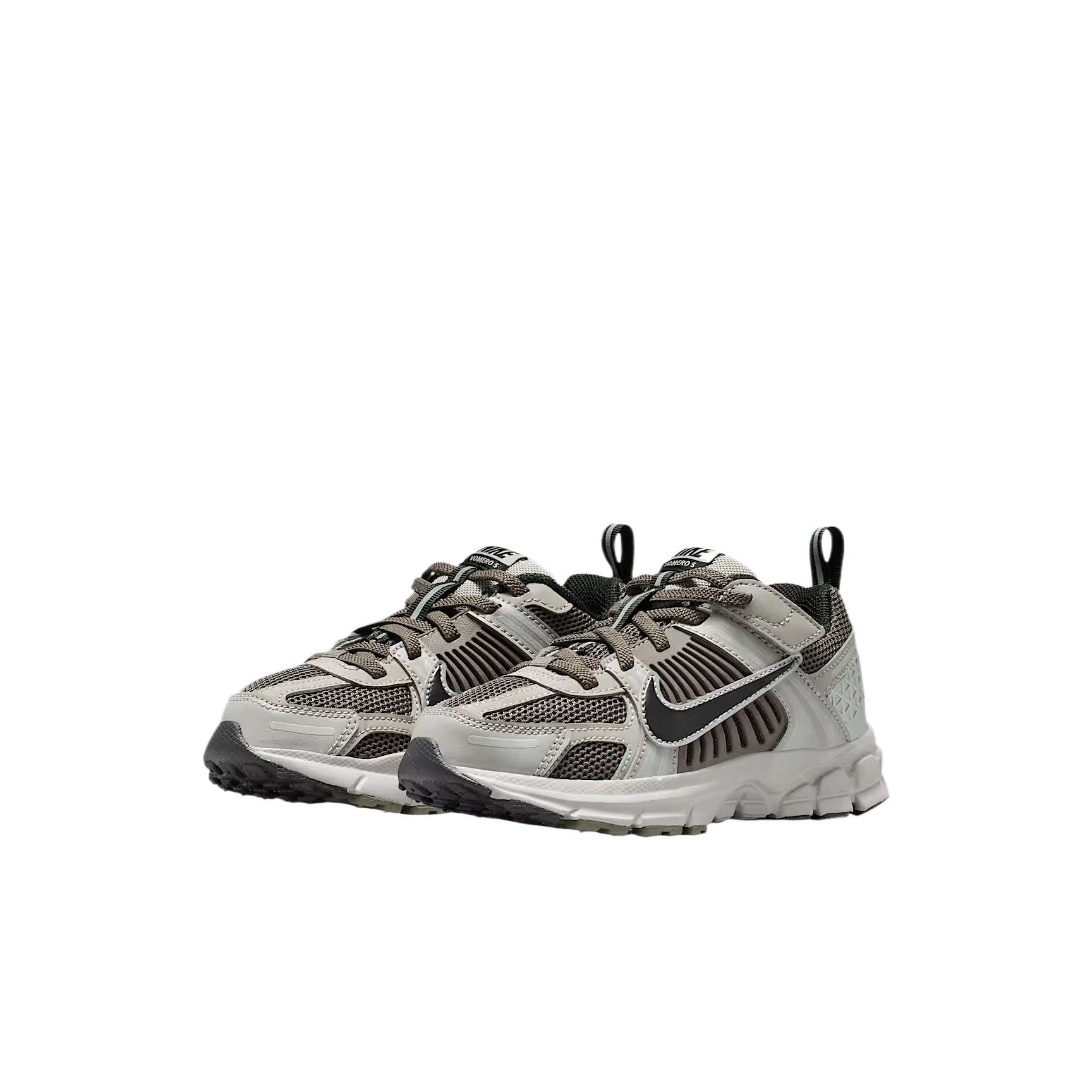 Nike Vomero 5 low top детские беговые кроссовки gray black для детей 3-7 лет — фото 4