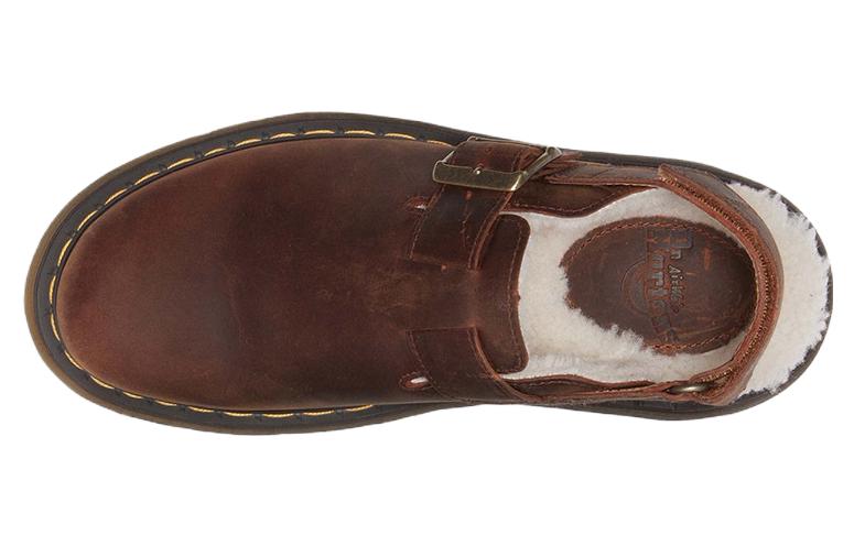 Тапочки Dr. Martens Jorge II Faux Fur Lined Slingback Mules 'Warm Tan' 31060362, коричневый — фото 3
