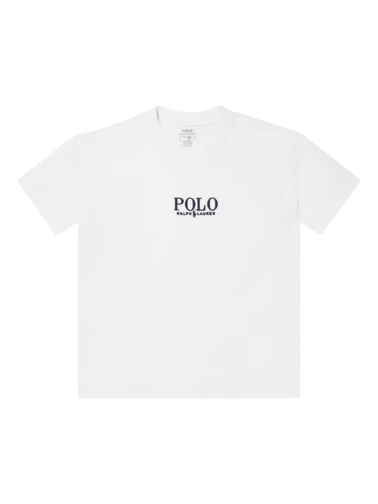 

Футболка с вышитым логотипом POLO RALPH LAUREN KIDS, белый