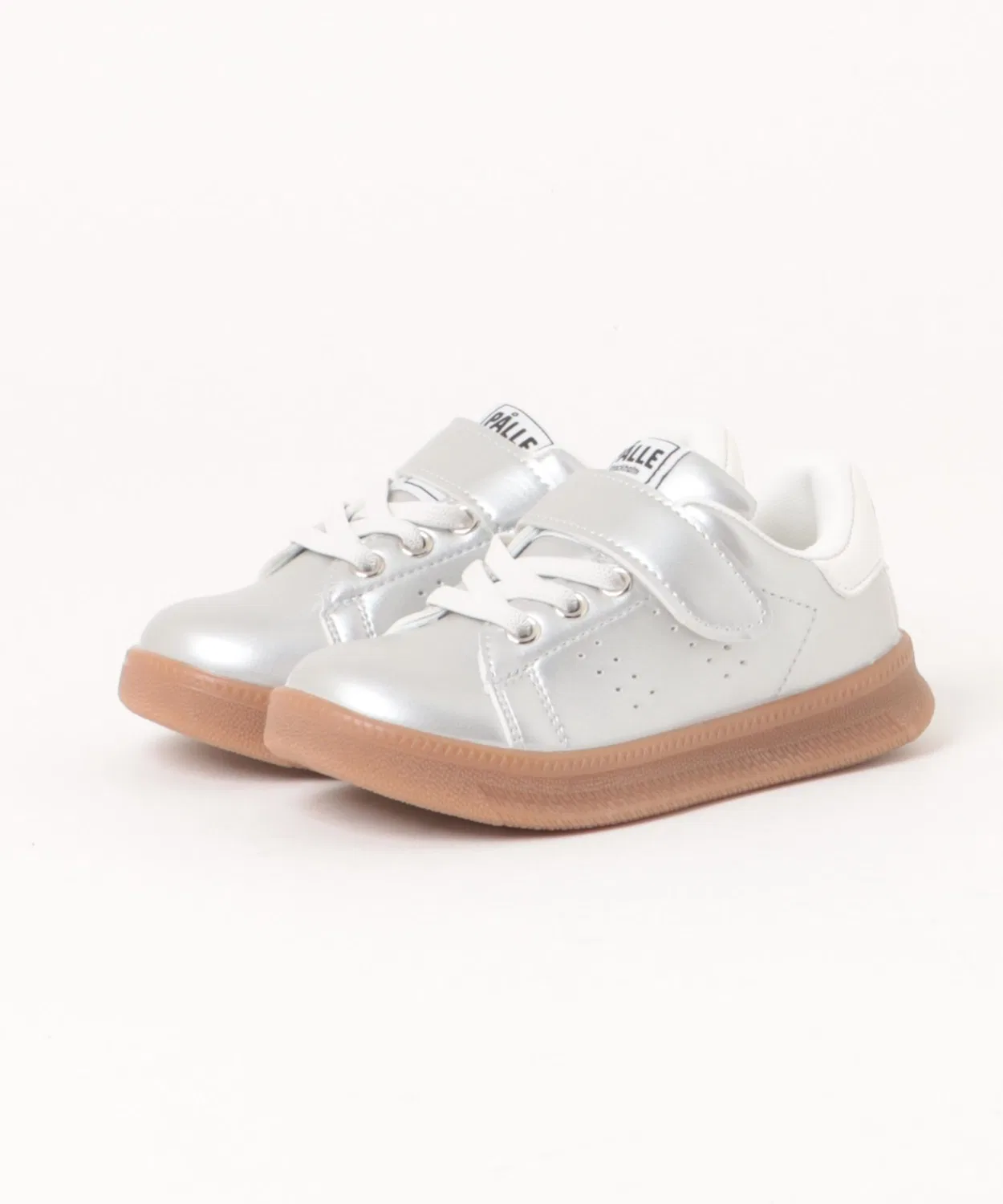 Детские кроссовки для мальчиков с шнуровкой Shoe Plaza, Silver
