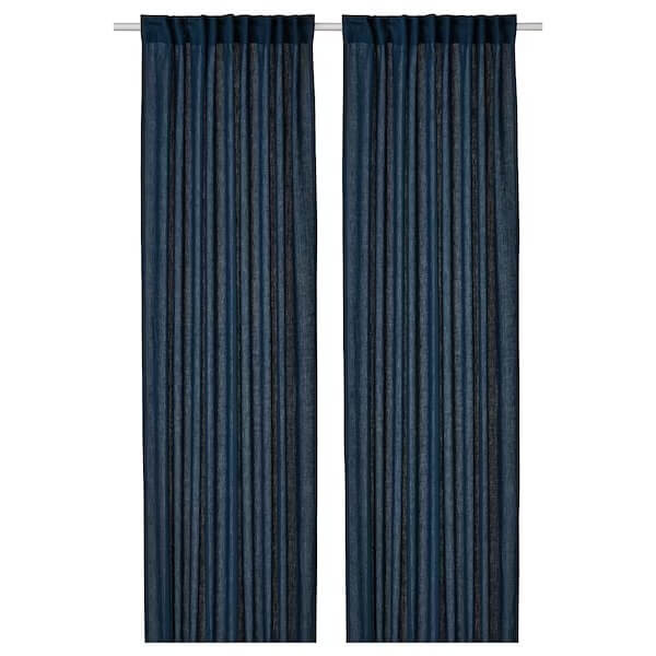

Шторы Ikea Dytag, 270х250 см, 2 штуки, темно-синий