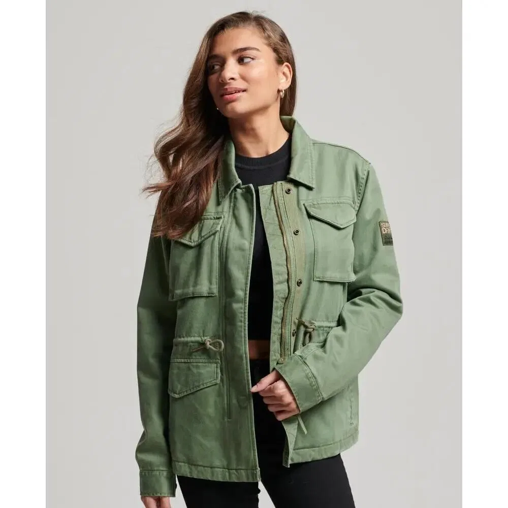 Женская куртка военного кроя M65 Superdry, Grun — фото 3