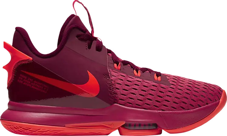 

Кроссовки Nike LeBron Witness 5 'Gym Red Crimson', красный