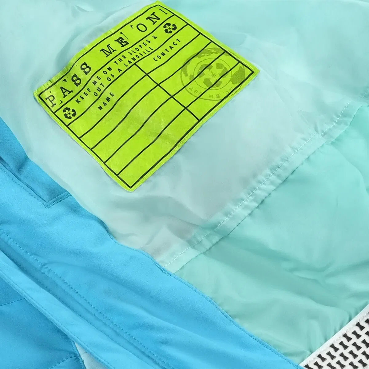 Детская куртка для мальчиков с синтетическим утеплителем Zadie Synthetic Down Jacket Spyder, Cyan Blue — фото 3