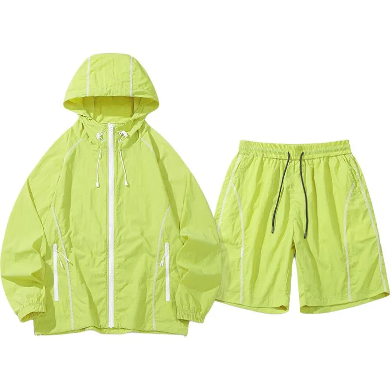 Детский комплект спортивной одежды с капюшоном Sugarfunk, Upgraded Neon Green