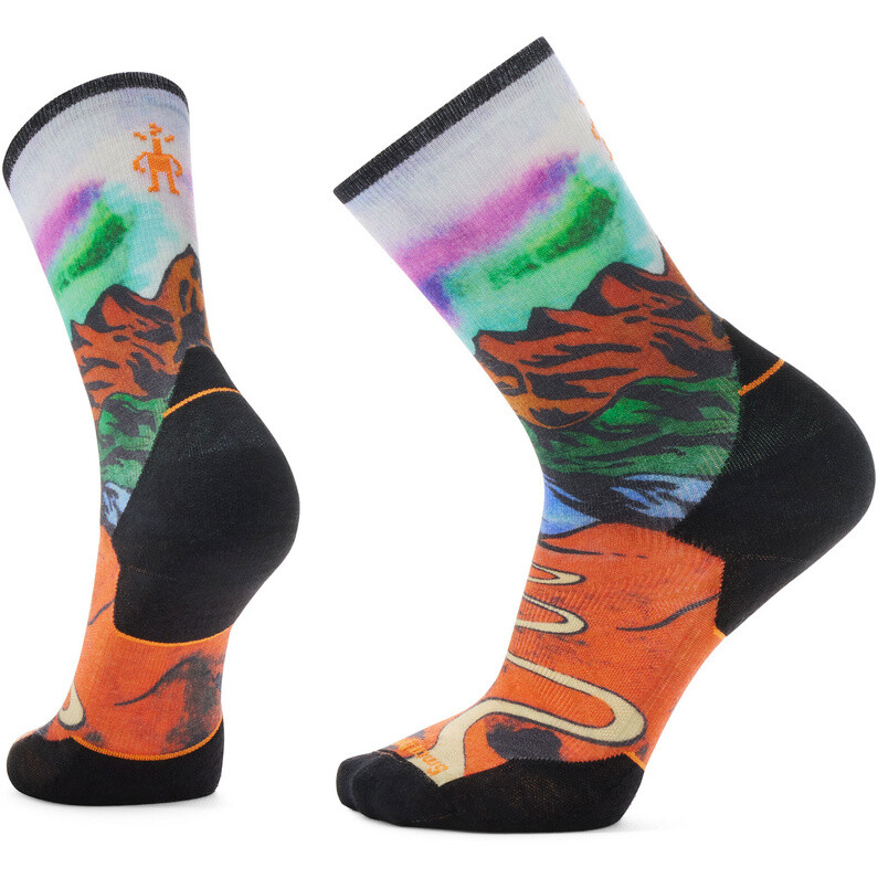 

Носки с принтом Trail Run Targeted Singletrack Smartwool, мультиколор