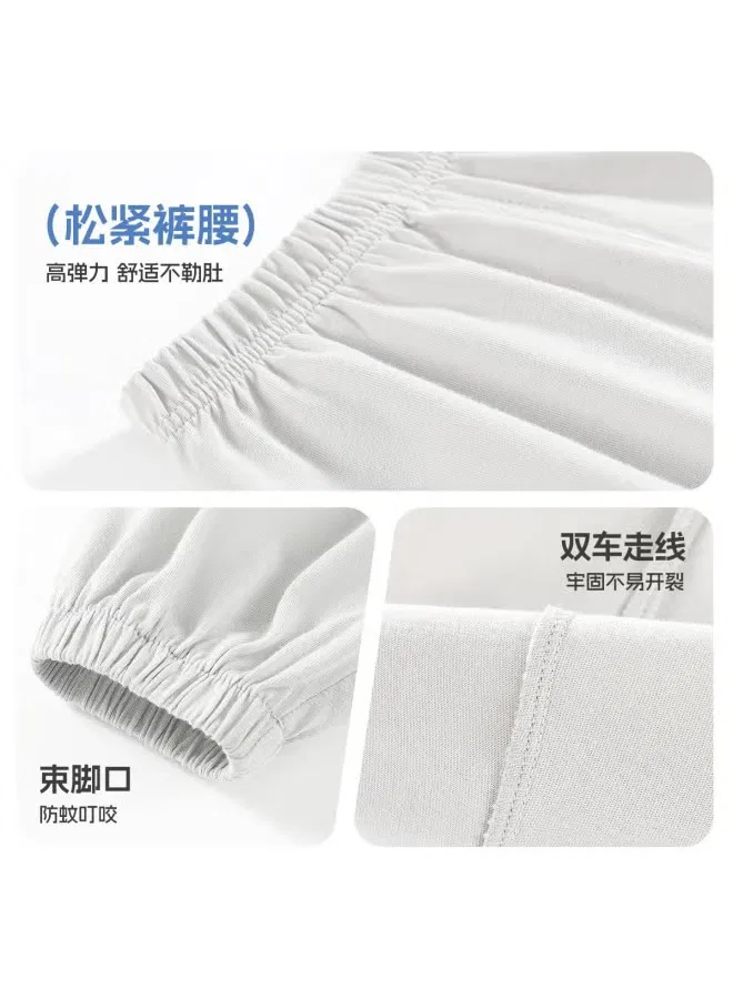Комплект из футболки и штанов с коротким рукавом для девочек Jeanswest, молочный — фото 4