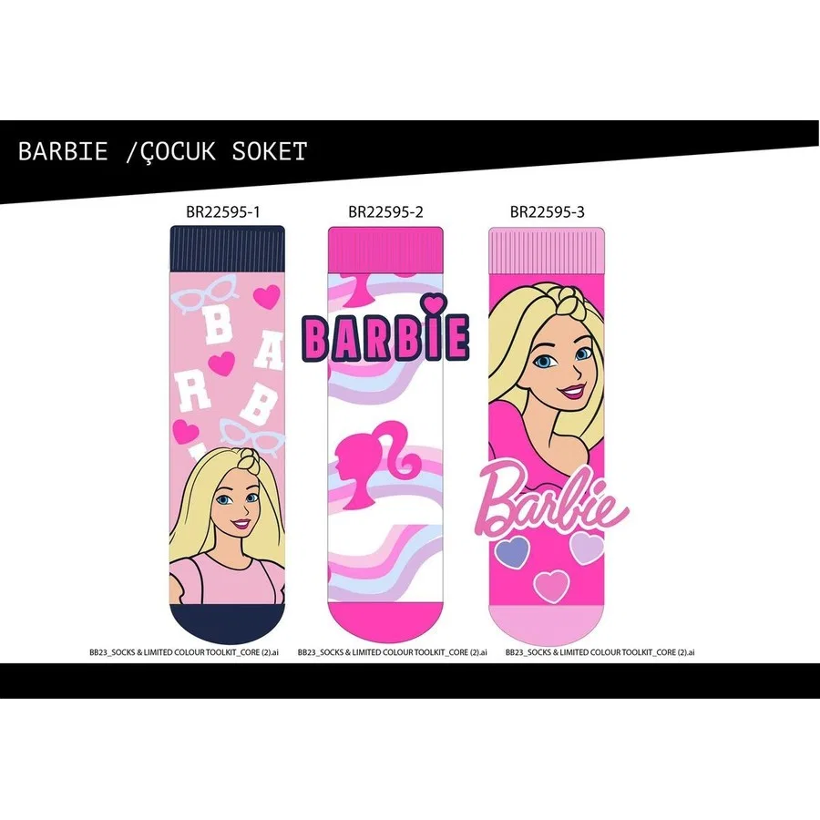 Носки спортивные с принтом Barbie Çimpa, Смешанный