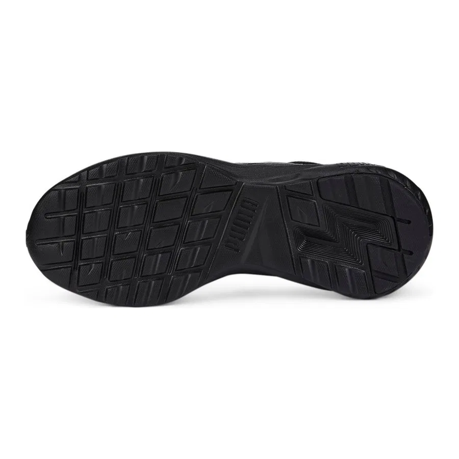 Детские кроссовки с шнуровкой All-Day Active Jr Puma, Черный — фото 4