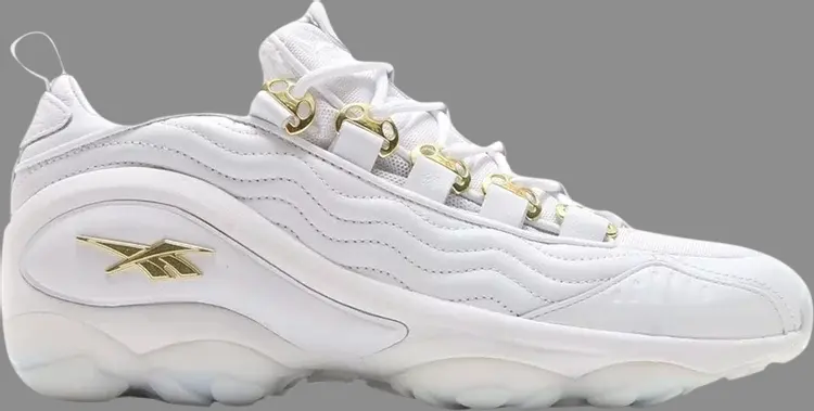 

Кроссовки dmx run 10 aff 'white sleek metallic' Reebok, белый