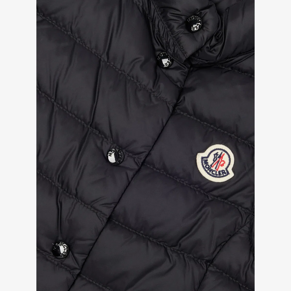 Пуховый жилет Liane для детей 4-14 лет Moncler, черный — фото 2