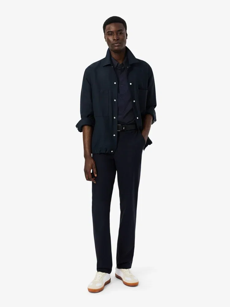 Рубашка с коротким рукавом Slim Fit, модель CH2351 LACOSTE, Navy — фото 4