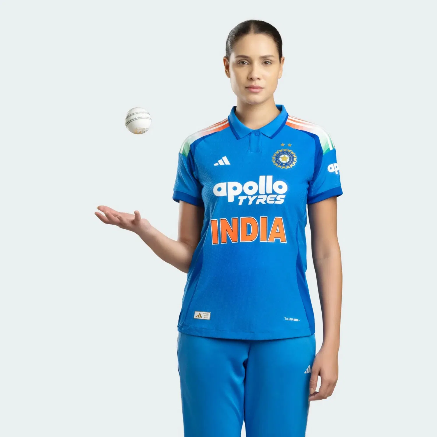 Мужская футболка с технологией Climacool+ Индия Cricket ODI Adidas, Blau