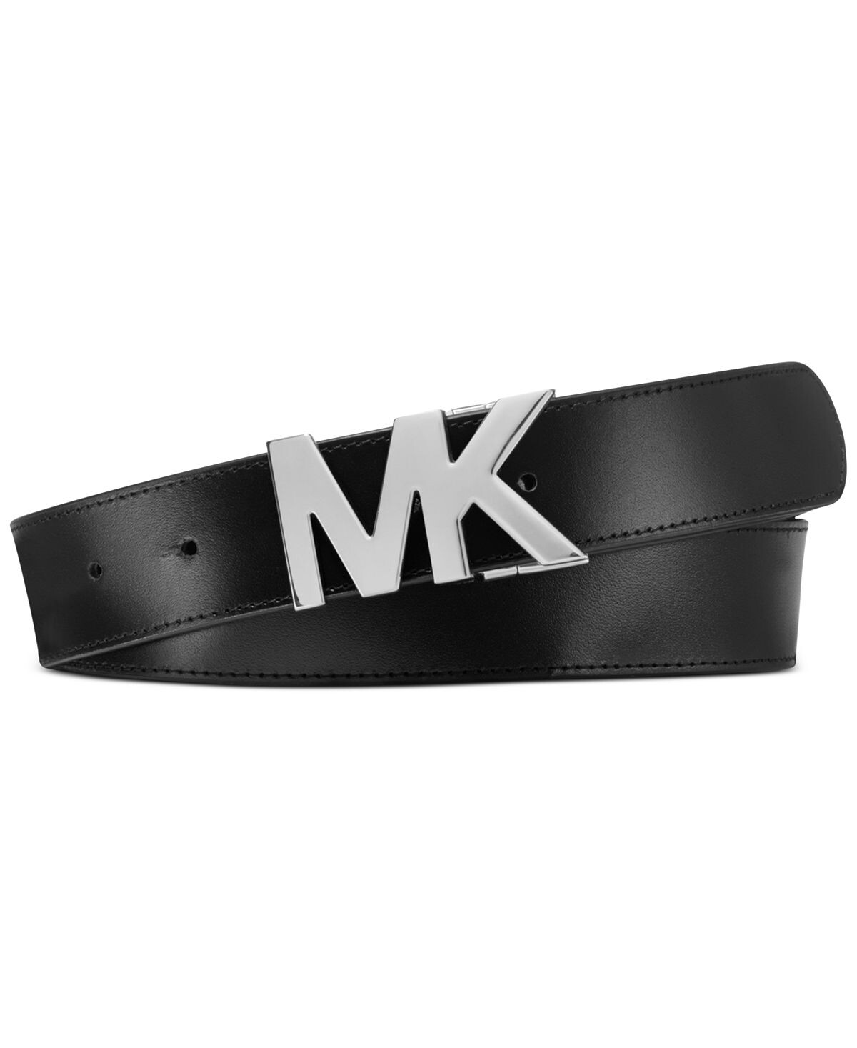 Ремень с двусторонней пряжкой с фирменным логотипом Michael Kors — фото 2
