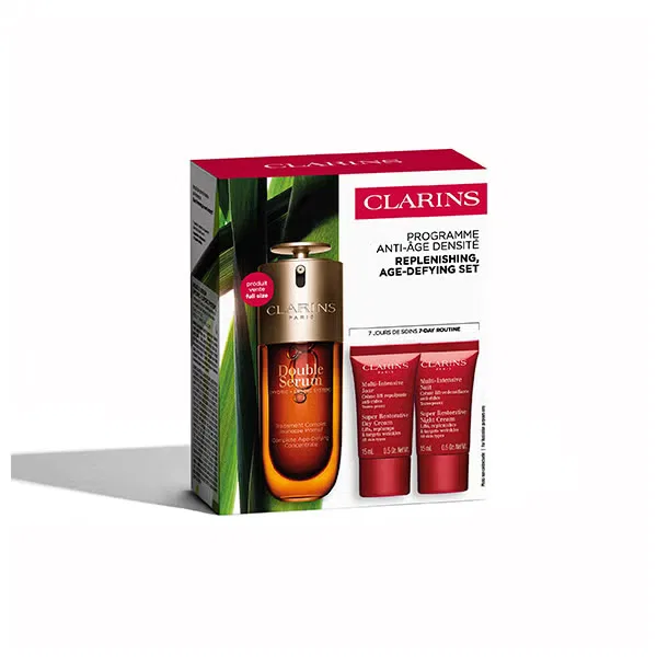 Набор антивозрастной косметики 86 мл CLARINS Cofre Double Serum G9 & Multi Intensiva — фото 3
