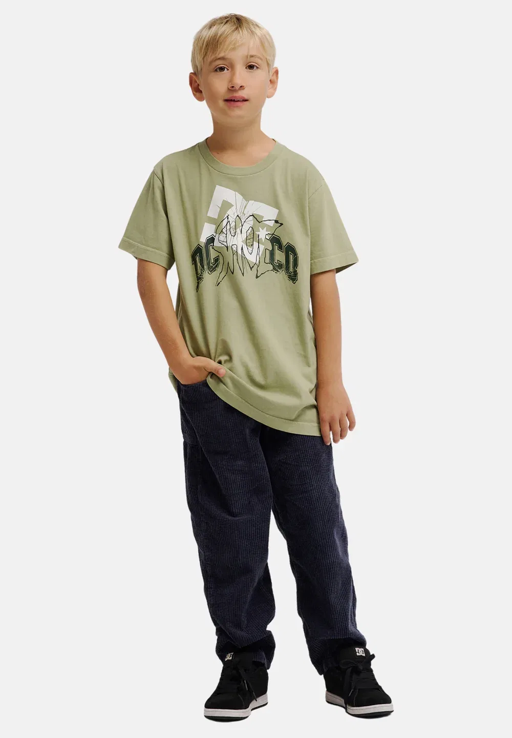 Одежда Jungen 8-16 | Топы - футболка с принтом Dc Shoes, Gld Oil Green