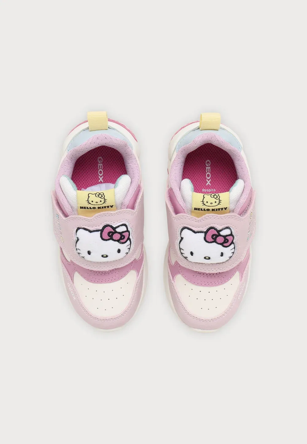 Sanrio Hello Kitty Fadinlight Girl - кроссовки Geox, Pink/Multicolor — фото 4