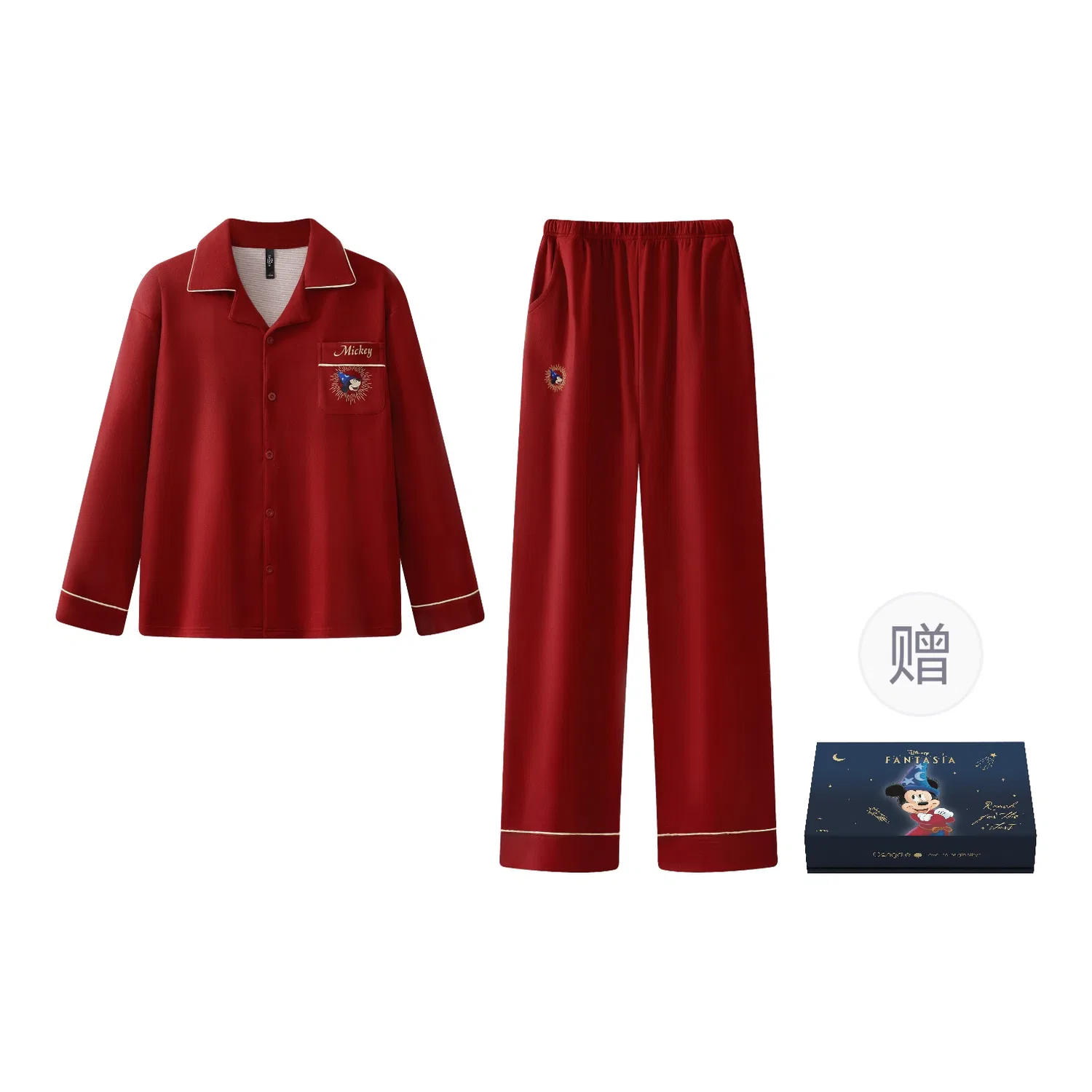 Детский комплект пижам с принтом x Disney Gongdie, Red-Men's