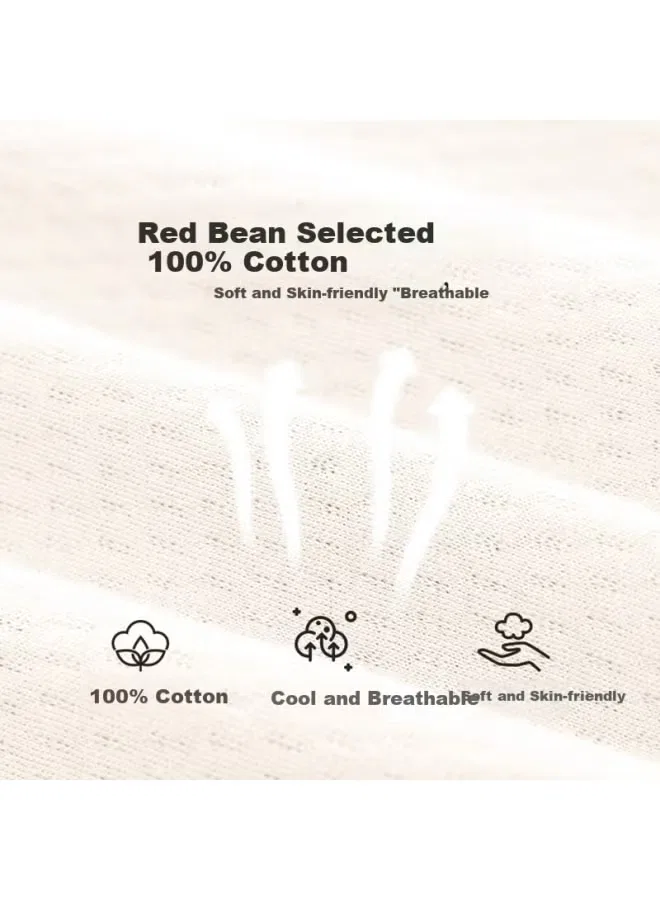 Пижамный комплект с длинным рукавом для детей j3117 Red Bean, белый — фото 4