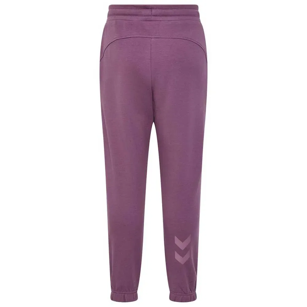 Детские спортивные брюки для девочек с принтом Hummel Fastwo Nuette, Purple — фото 2