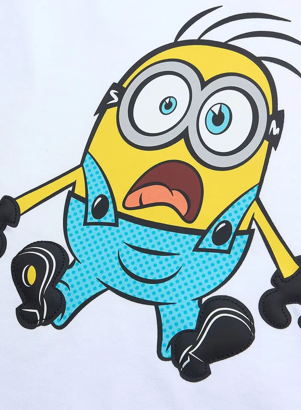 Футболка с принтом Minions, Giordano, белый — фото 4