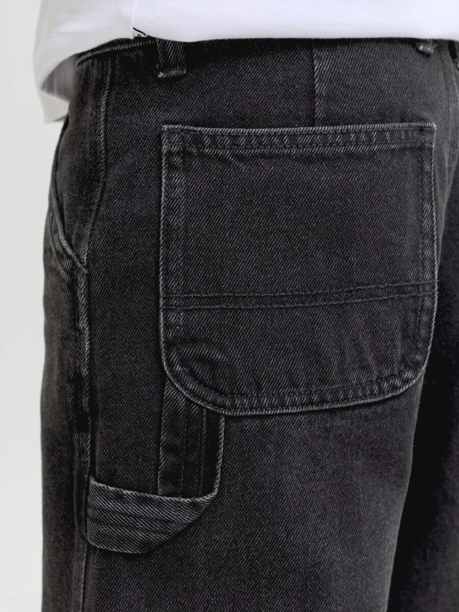 Джинсы Jack & Jones Junior свободного кроя 'JJIALEX' черного цвета — фото 2