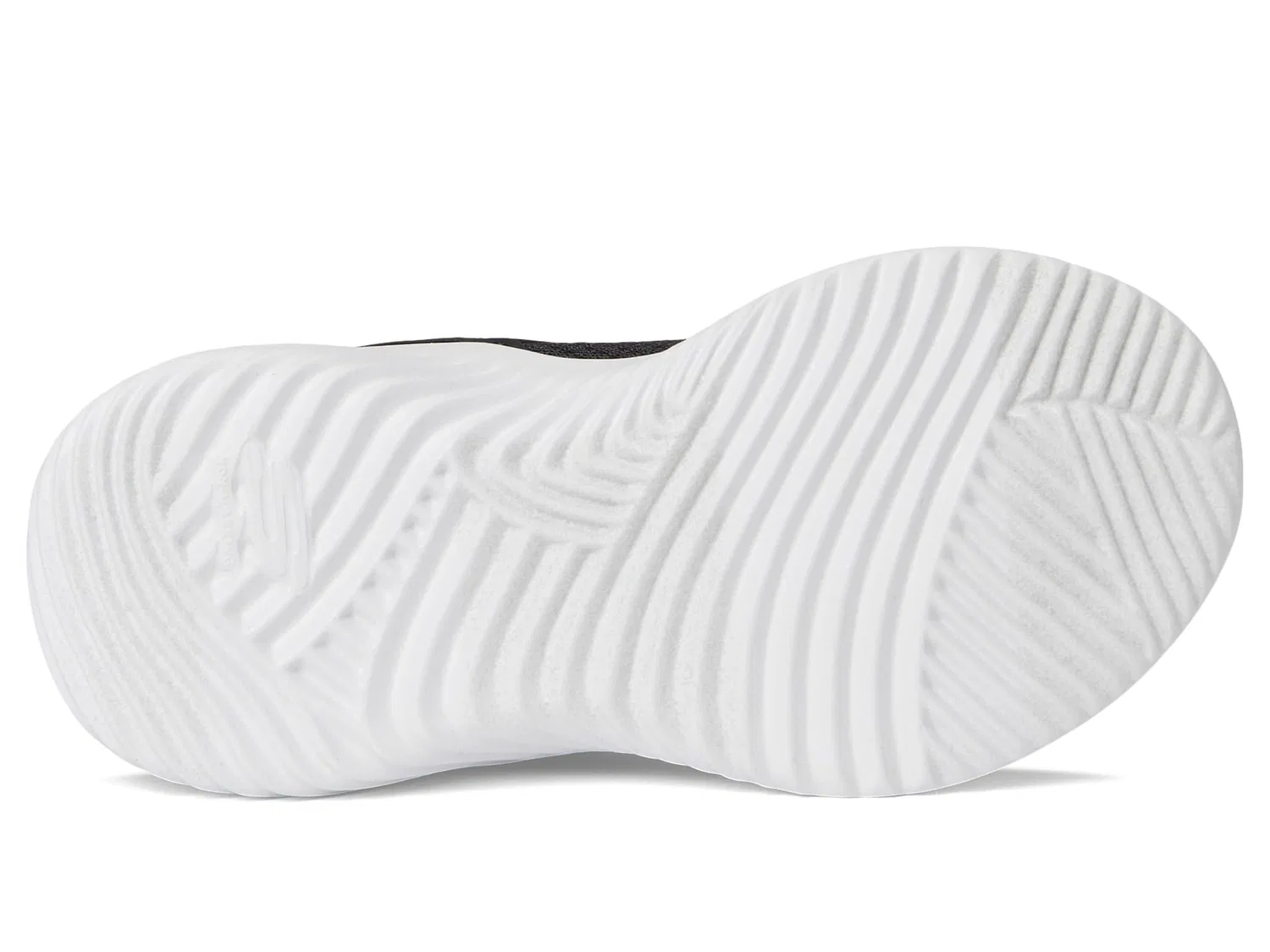 Детские кроссовки для мальчиков на платформе Bounder Skechers, Black And White — фото 3