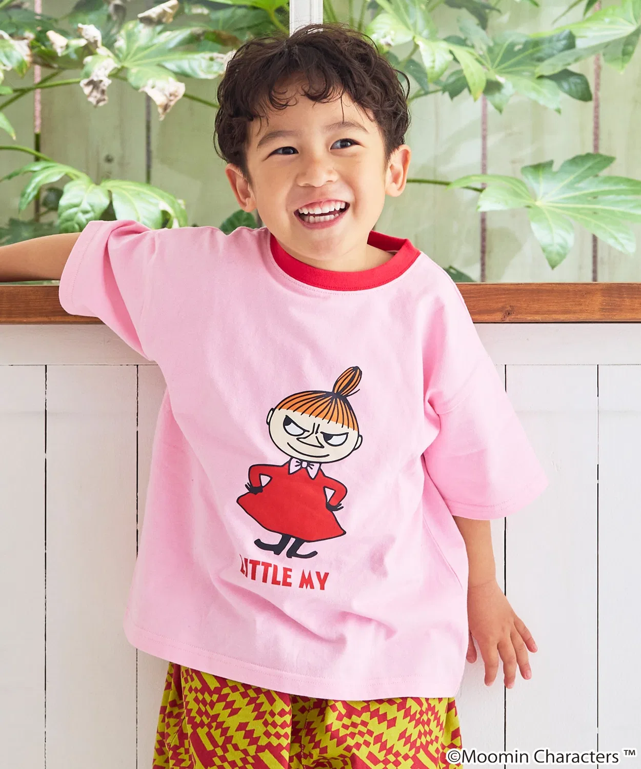 Детская футболка с принтом Moomin, Light Pink