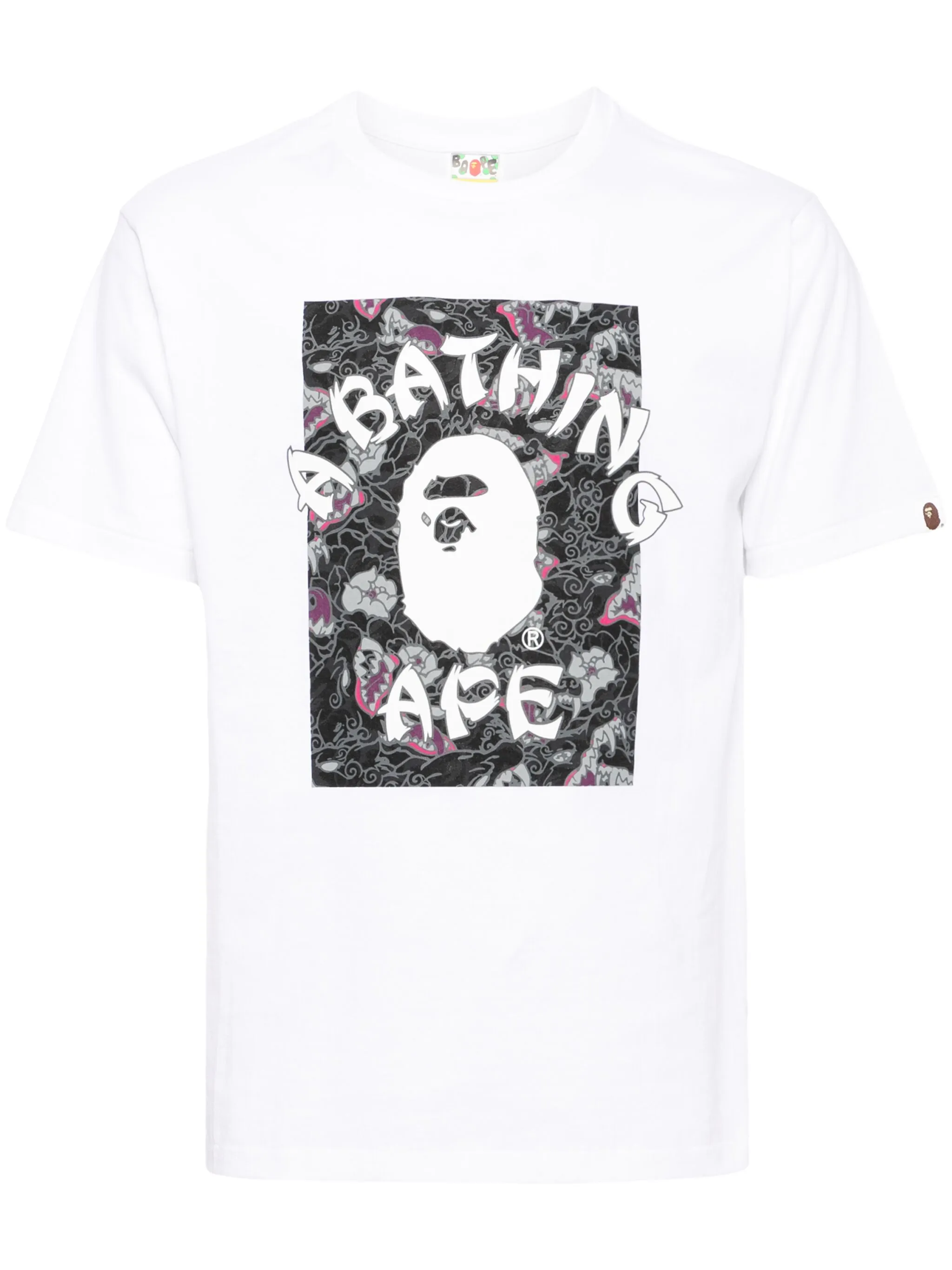 

Футболка Japanese Tattoo с камуфляжным принтом A Bathing Ape, белый