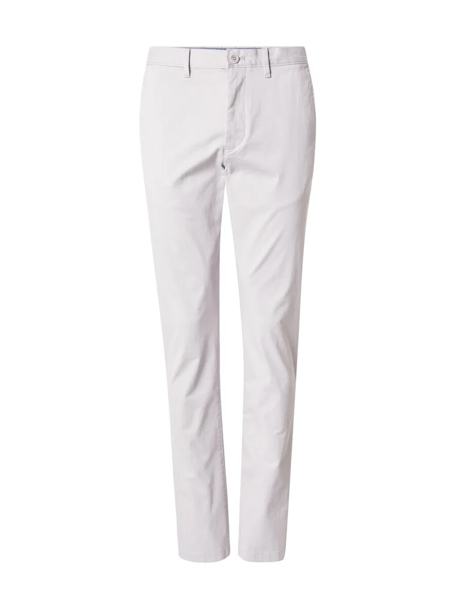 Брюки-чиносы TOMMY HILFIGER Regular 'Denton Straight' светло-серого цвета