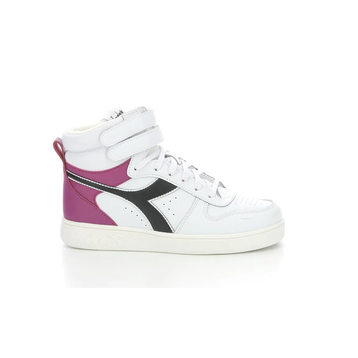 Детские кроссовки высокие для мальчиков Diadora Magic GS, Weiss