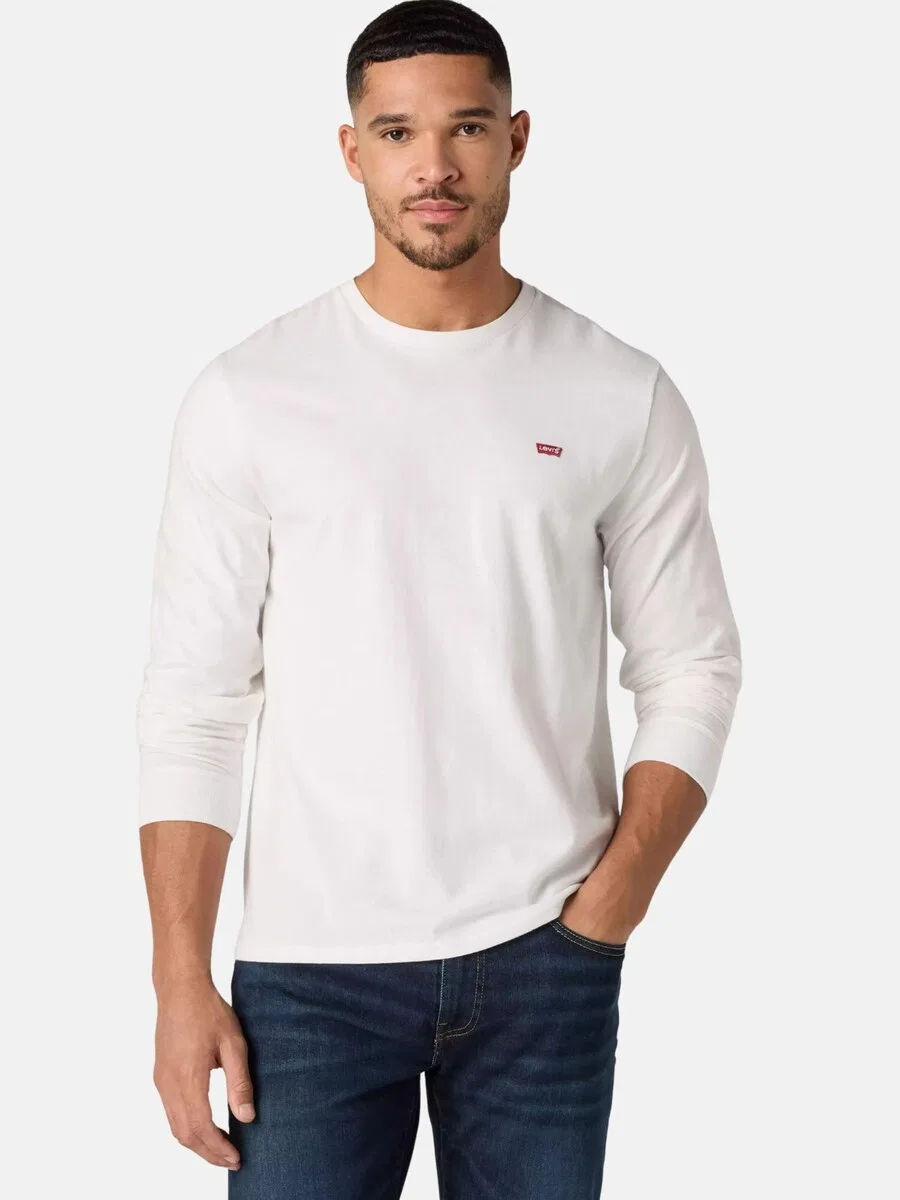 Свитер LEVI'S 'LEVI'S LS ORIGINAL HM TEE Maglieria' белого цвета — фото 2