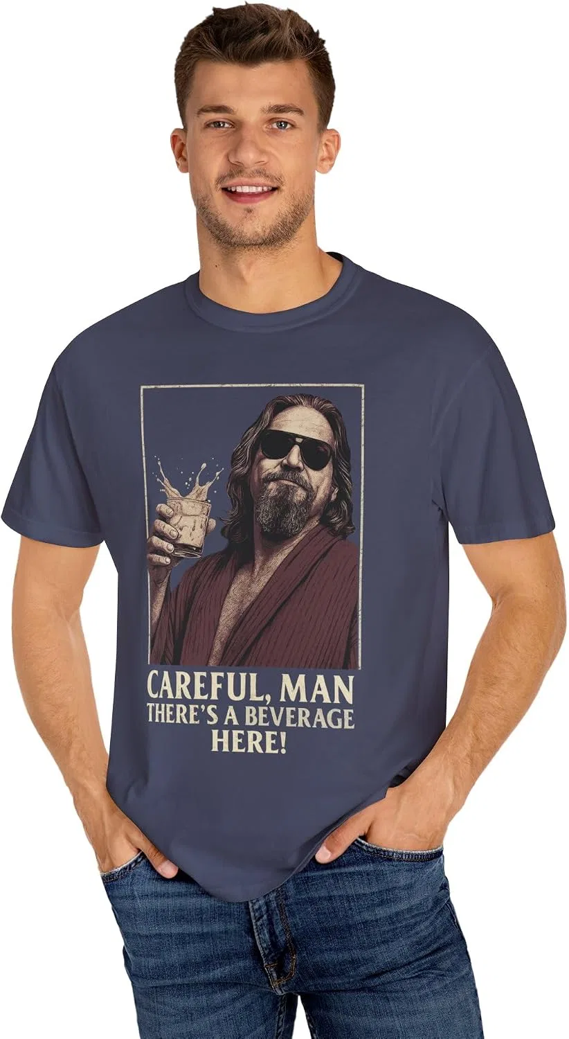 Футболка с принтом The Big Lebowski Comfort Colors, Denim — фото 4