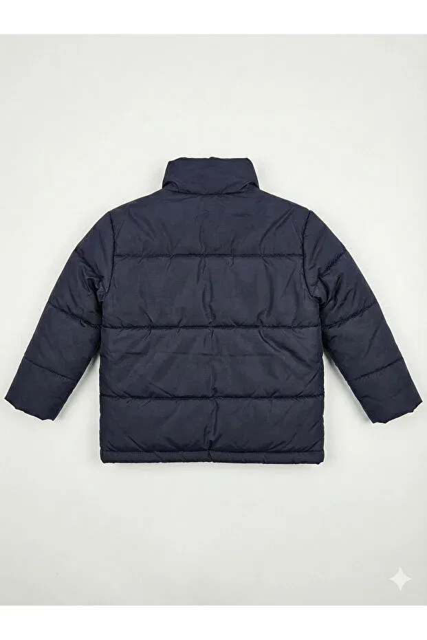 Детское пальто для девочек водонепроницаемое Basics Bonbelle, Navy Blue — фото 3