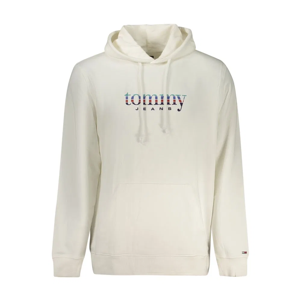 Мужское хлопковое худи с капюшоном Tommy Hilfiger, White
