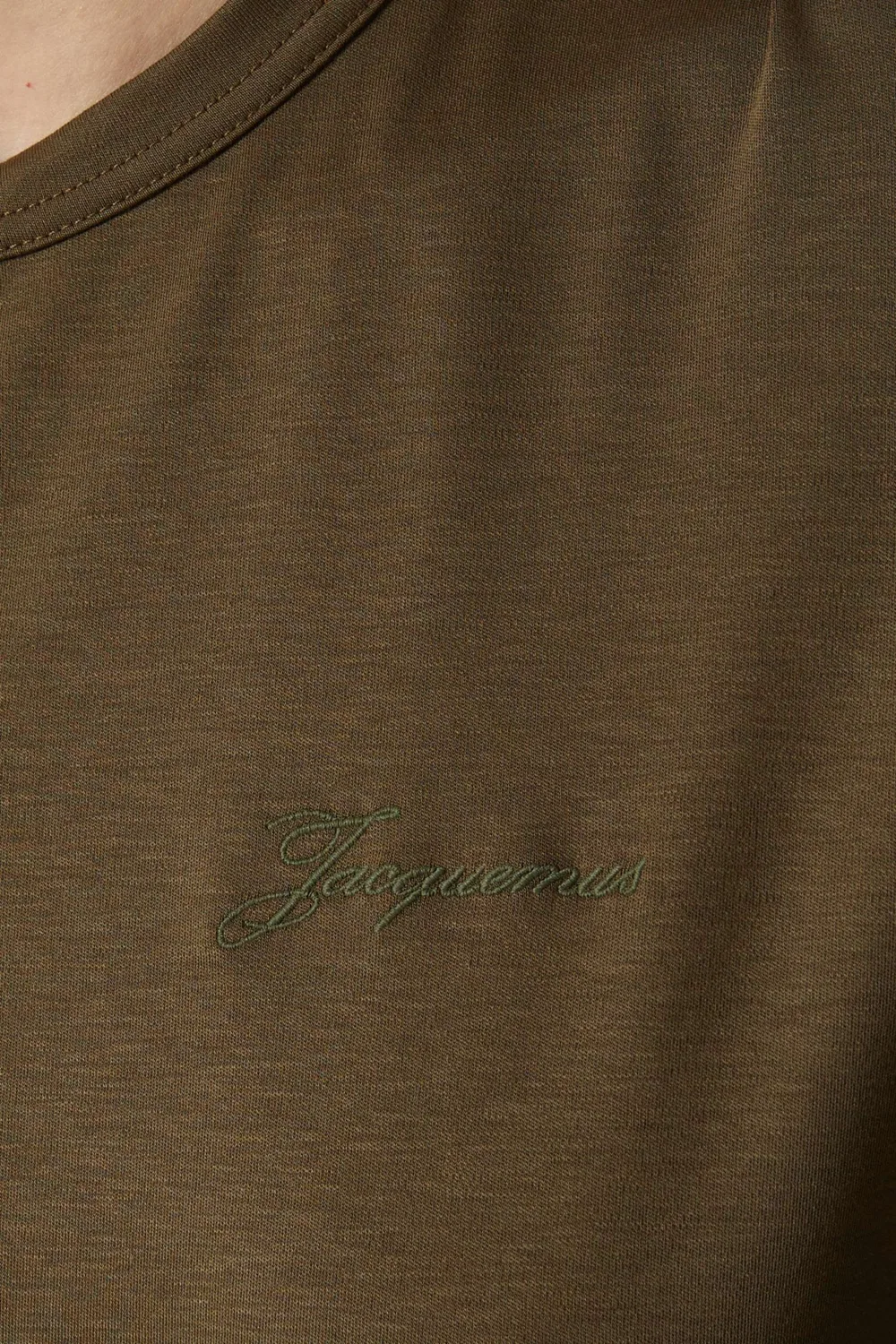 Футболка с принтом Le Ovalo Jacquemus, зеленый — фото 4