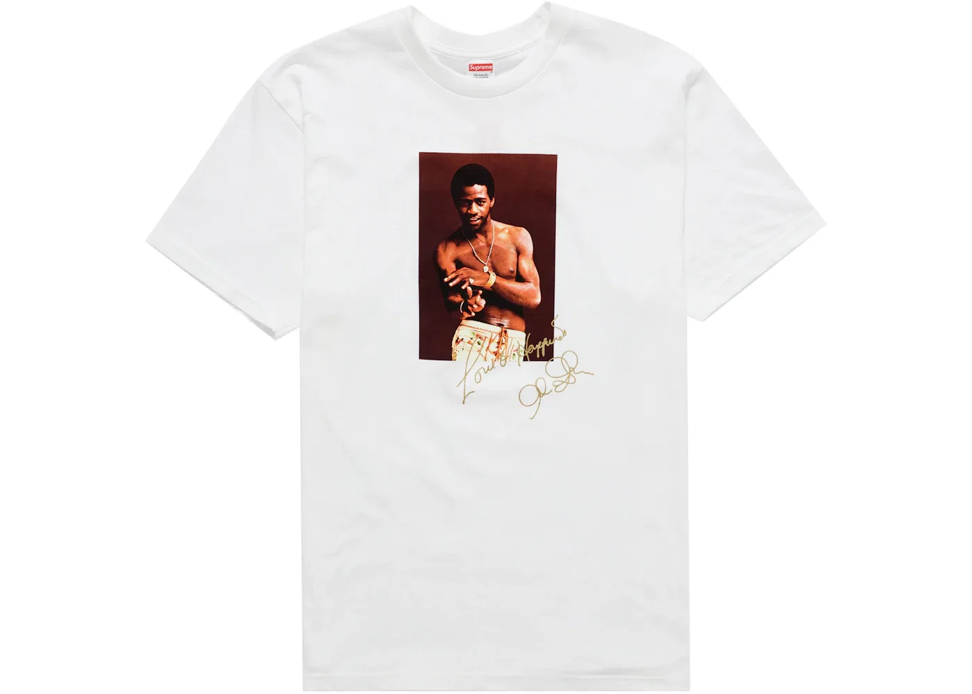Мужская футболка с принтом Al Green Supreme, White