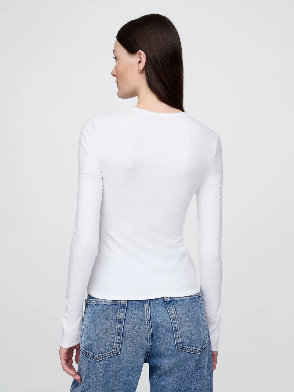 Футболка с длинным рукавом CloseKnit Gap, белый — фото 2