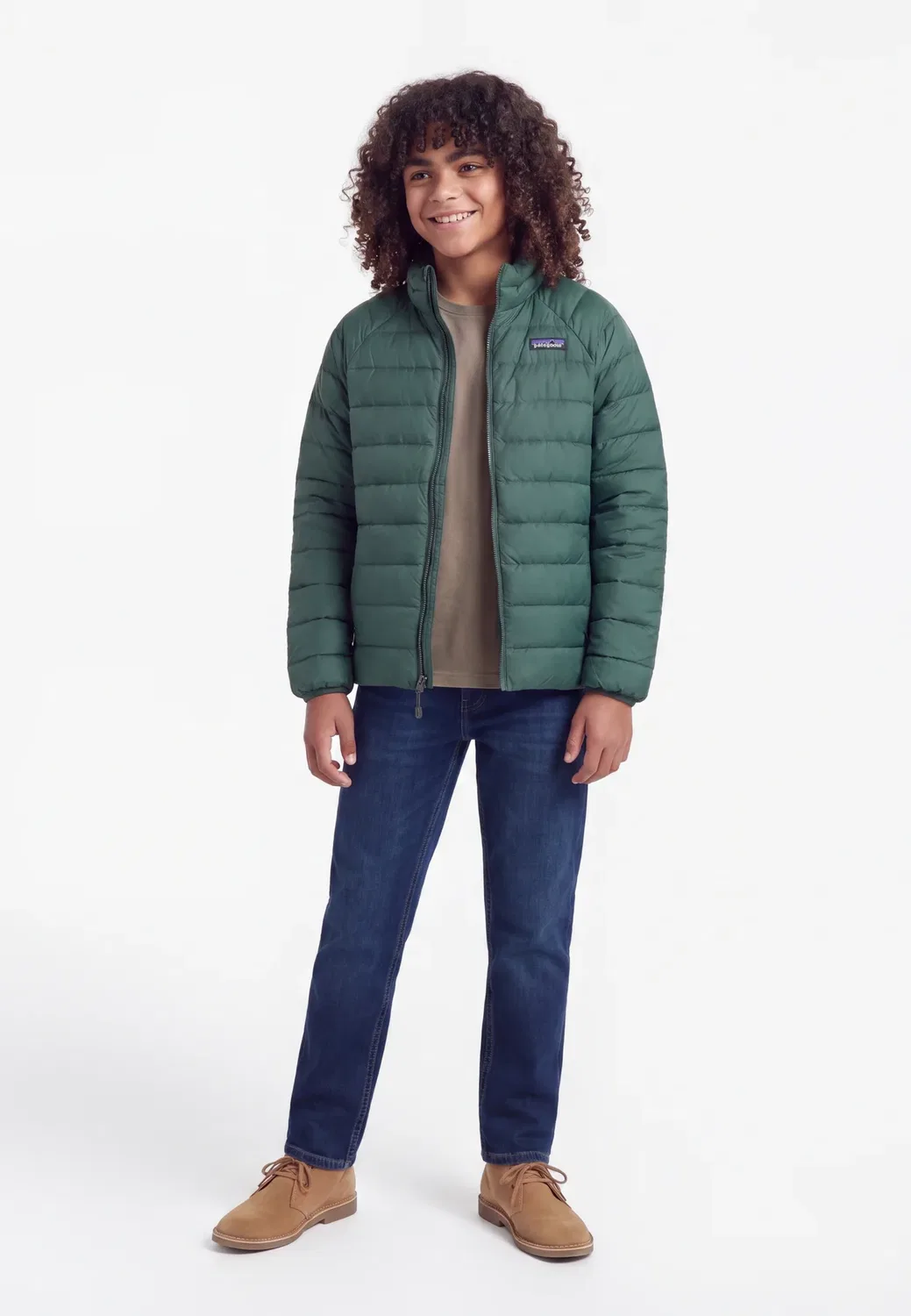 Свитер унисекс - пуховая куртка Patagonia, Canopy Green