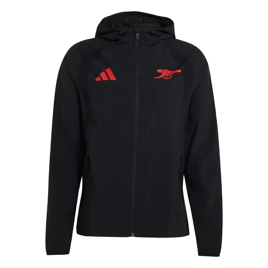 Спортивная куртка ADIDAS PERFORMANCE 'Arsenal FC Tiro' черного цвета