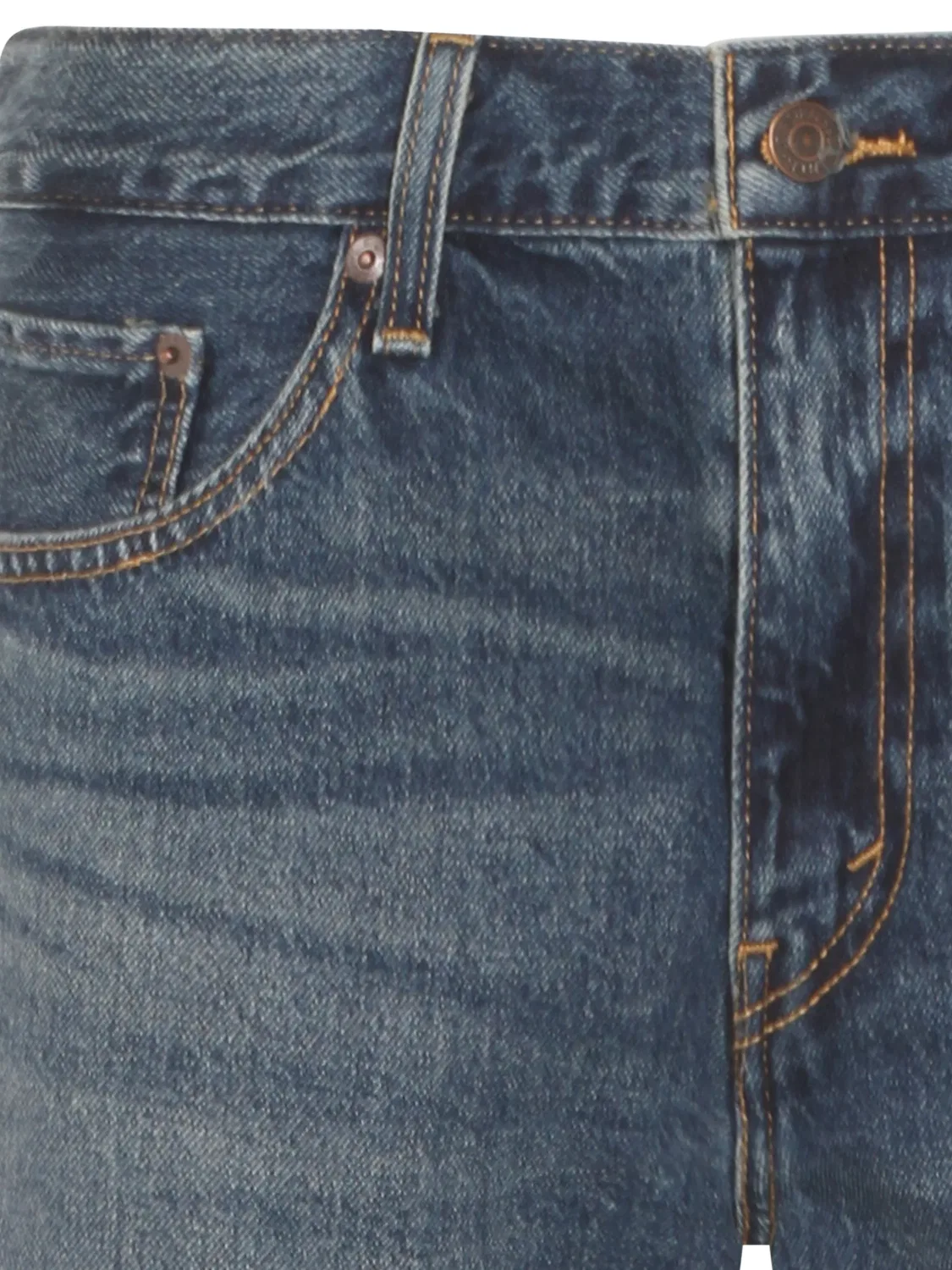 Шорты джинсовые широкие синие Levi's, синий — фото 2