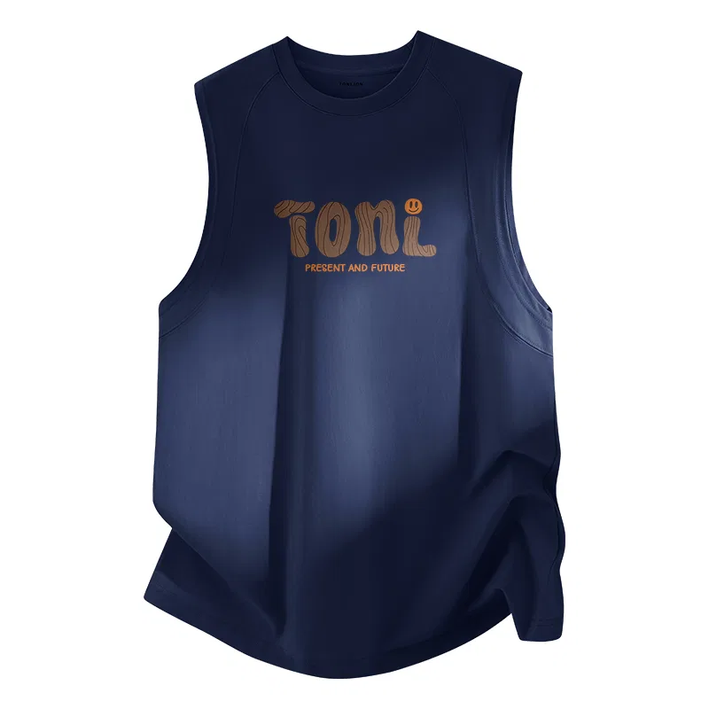Детская безрукавка свободная Tonlion, Цвет Navy Blue