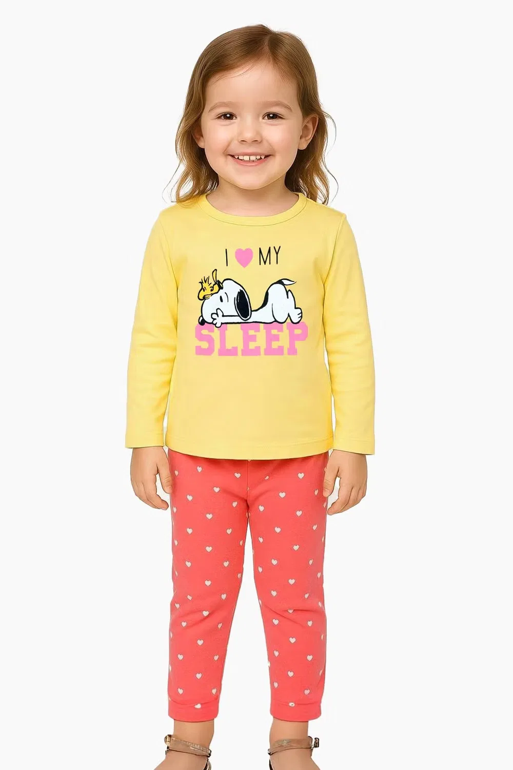 Пижама с длинным рукавом Peanuts I Love My Sleep Trucare, мультиколор