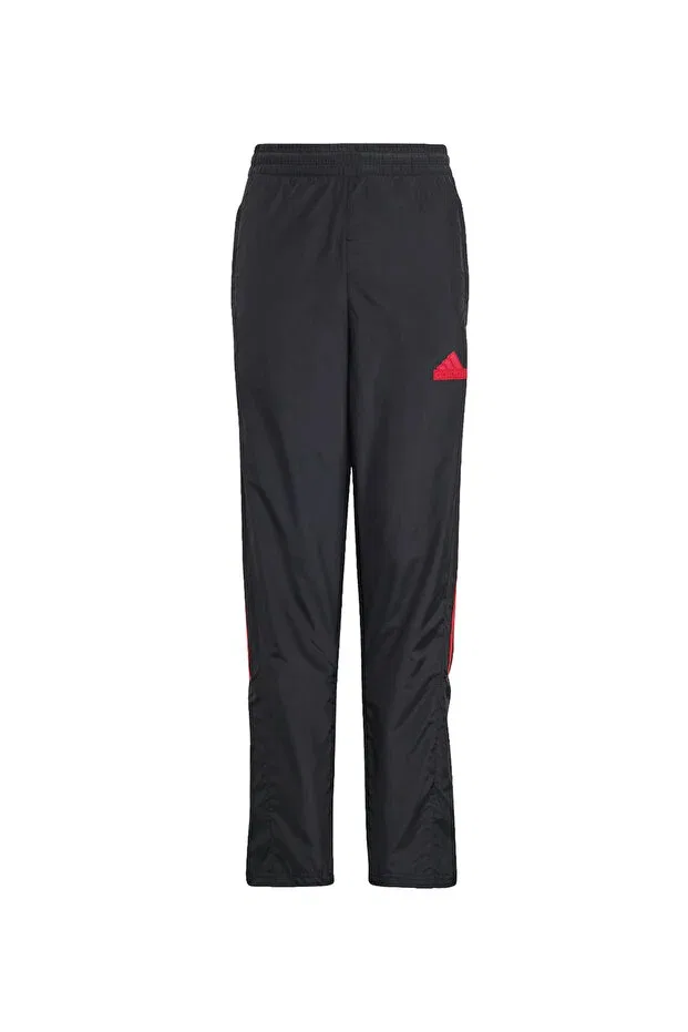 Детские спортивные штаны для девочек с заниженной талией Adidas, Black — фото 4