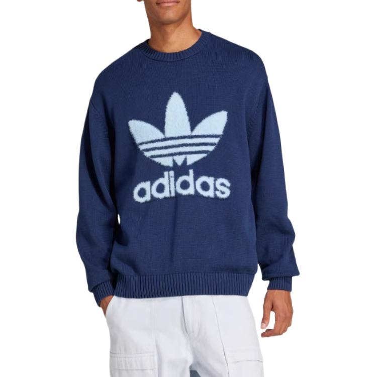 Adidas Originals Толстовка SS25 мужская dark indigo — фото 3